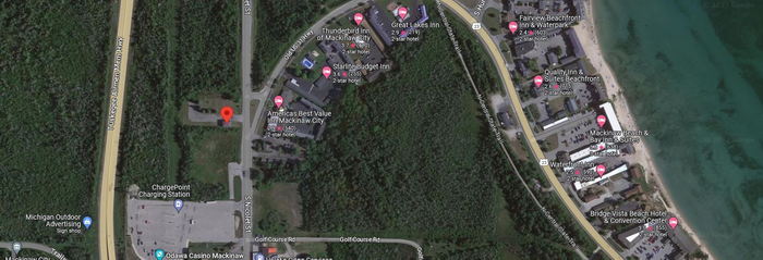 Kings Motel (Kings Inn) - Aerial Map
